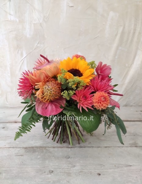 BOUQUET MISTO TONALITA' DELL'ARANCIO