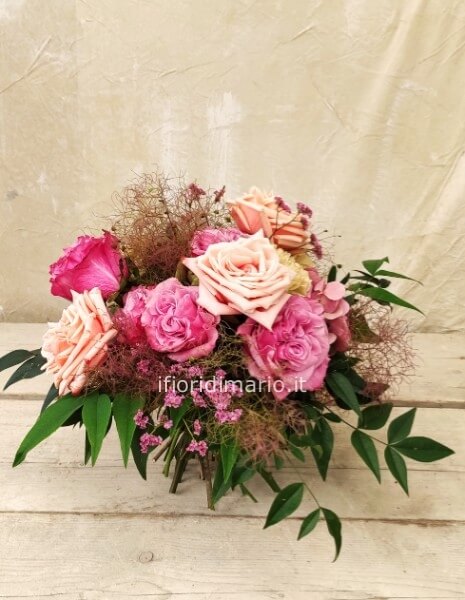 BOUQUET TONALITA' DEL ROSA-LILLA